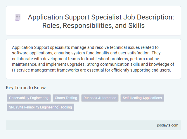 Application Support Specialist Job Description: Roles, Responsibilities, and Skills