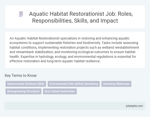 Aquatic Habitat Restorationist Job: Roles, Responsibilities, Skills, and Impact