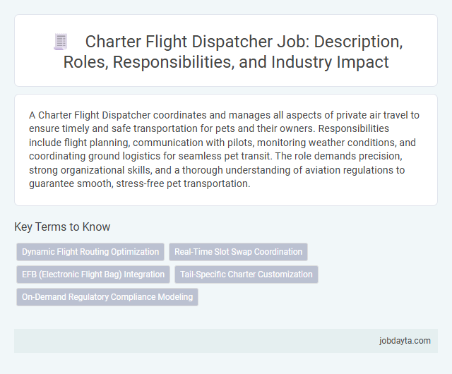 Charter Flight Dispatcher Job: Description, Roles, Responsibilities, and Industry Impact