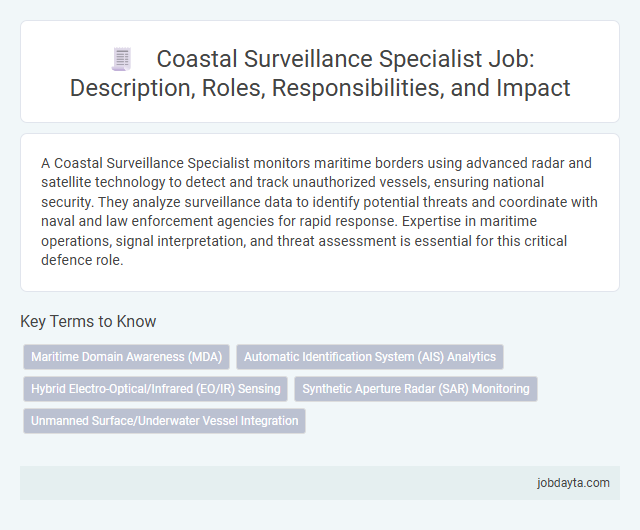 Coastal Surveillance Specialist Job: Description, Roles, Responsibilities, and Impact