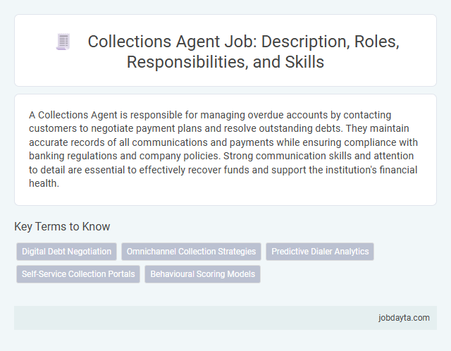 Collections Agent Job: Description, Roles, Responsibilities, and Skills
