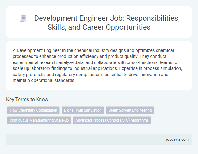 Development Engineer Job: Responsibilities, Skills, and Career Opportunities