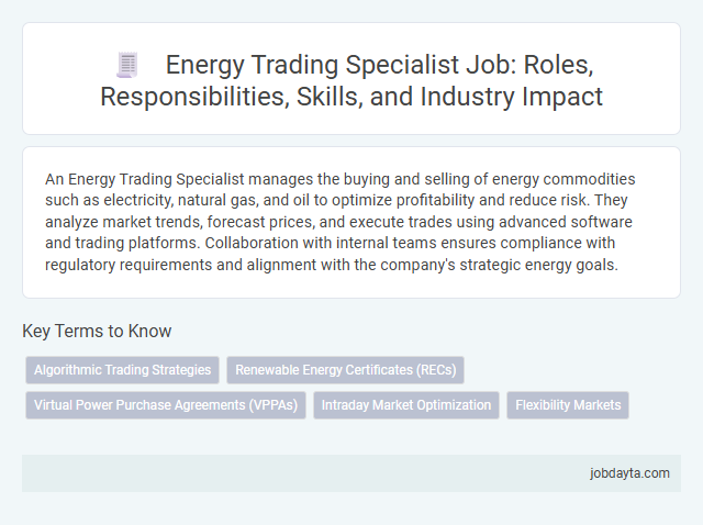 Energy Trading Specialist Job: Roles, Responsibilities, Skills, and Industry Impact