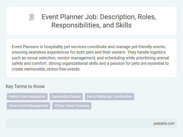 Event Planner Job: Description, Roles, Responsibilities, and Skills