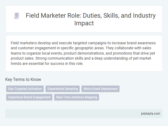 Field Marketer Role: Duties, Skills, and Industry Impact