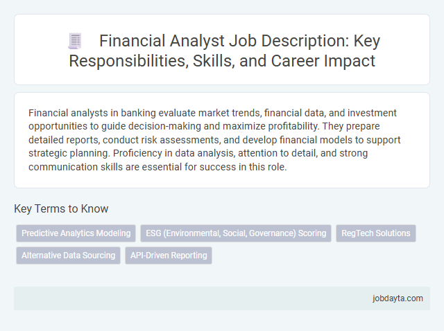 Financial Analyst Job Description: Key Responsibilities, Skills, and Career Impact
