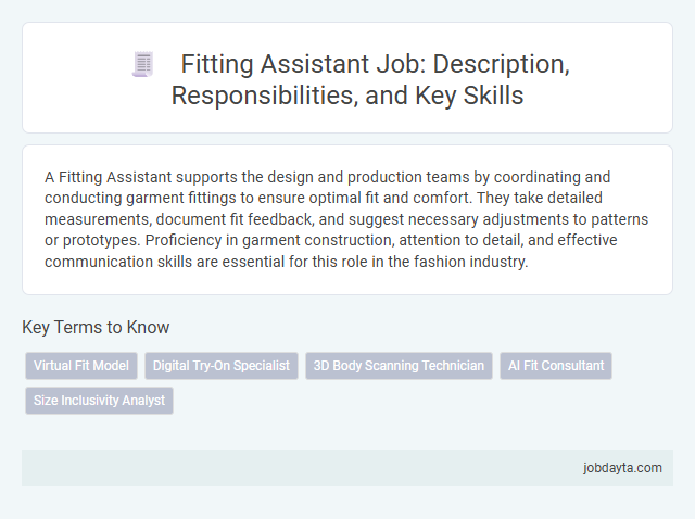 Fitting Assistant Job: Description, Responsibilities, and Key Skills