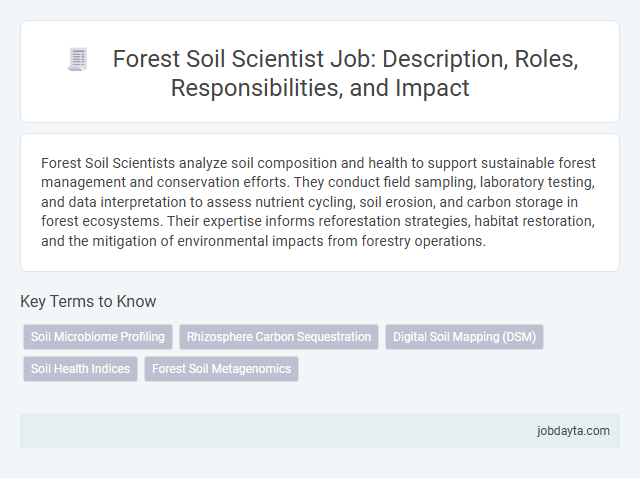 Forest Soil Scientist Job: Description, Roles, Responsibilities, and Impact