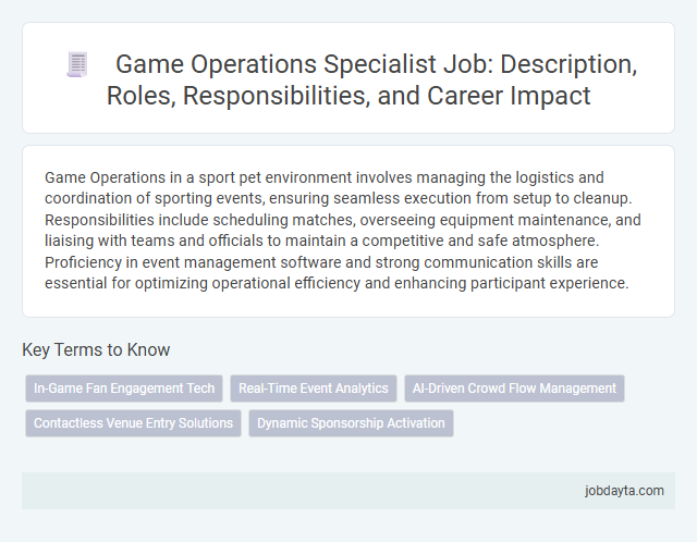 Game Operations Specialist Job: Description, Roles, Responsibilities, and Career Impact