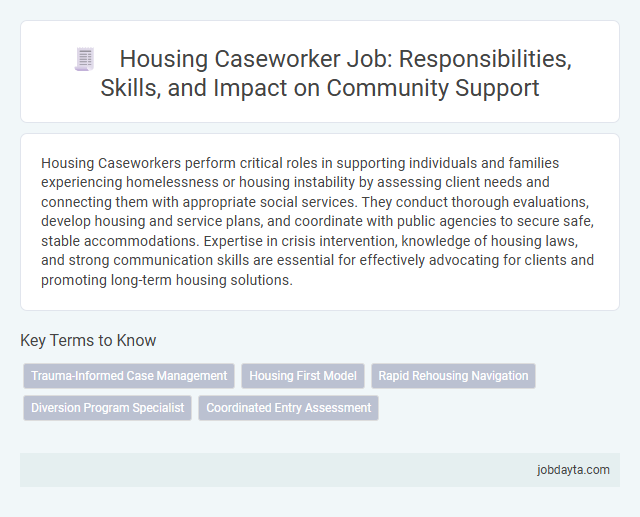 Housing Caseworker Job: Responsibilities, Skills, and Impact on Community Support