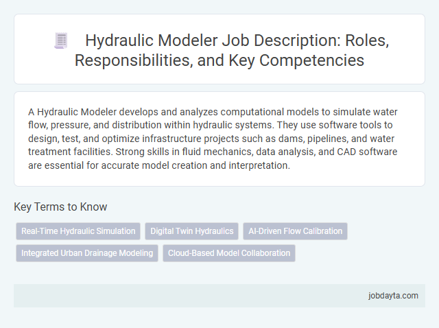 Hydraulic Modeler Job Description: Roles, Responsibilities, and Key Competencies