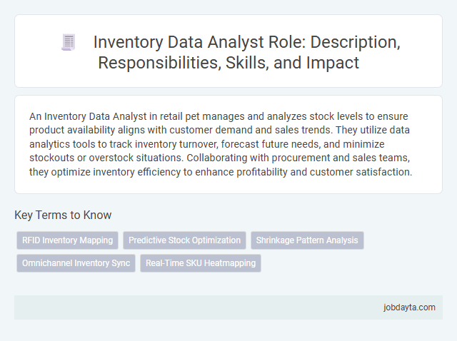 Inventory Data Analyst Role: Description, Responsibilities, Skills, and Impact