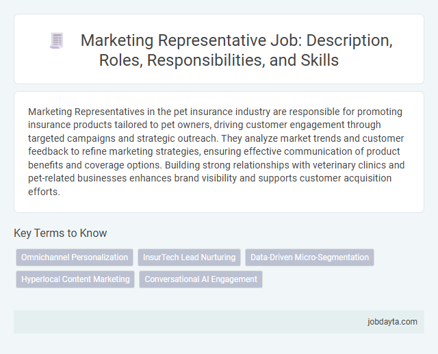 Marketing Representative Job: Description, Roles, Responsibilities, and Skills