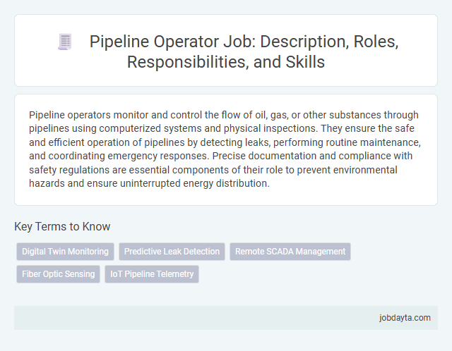 Pipeline Operator Job: Description, Roles, Responsibilities, and Skills
