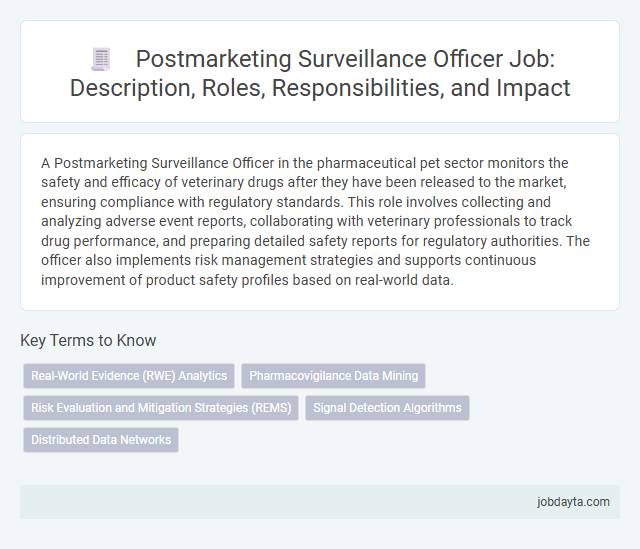 Postmarketing Surveillance Officer Job: Description, Roles, Responsibilities, and Impact
