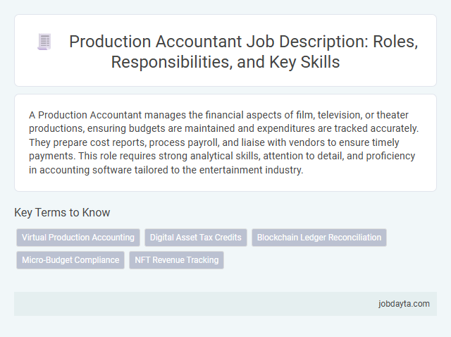Production Accountant Job Description: Roles, Responsibilities, and Key Skills
