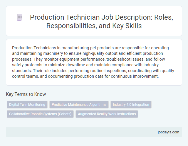 Production Technician Job Description: Roles, Responsibilities, and Key Skills