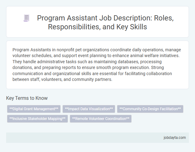 Program Assistant Job Description: Roles, Responsibilities, and Key Skills