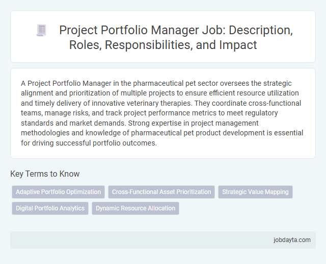 Project Portfolio Manager Job: Description, Roles, Responsibilities, and Impact