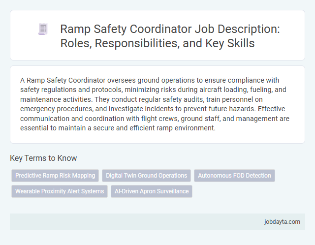 Ramp Safety Coordinator Job Description: Roles, Responsibilities, and Key Skills