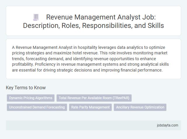 Revenue Management Analyst Job: Description, Roles, Responsibilities, and Skills