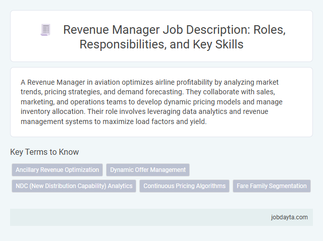 Revenue Manager Job Description: Roles, Responsibilities, and Key Skills