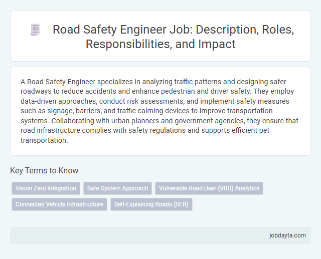 Road Safety Engineer Job: Description, Roles, Responsibilities, and Impact