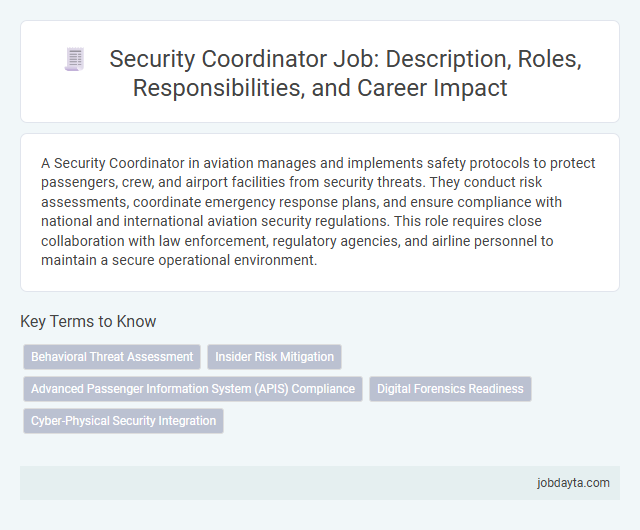 Security Coordinator Job: Description, Roles, Responsibilities, and Career Impact