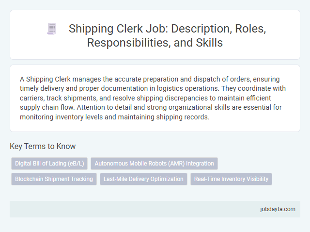 Shipping Clerk Job: Description, Roles, Responsibilities, and Skills