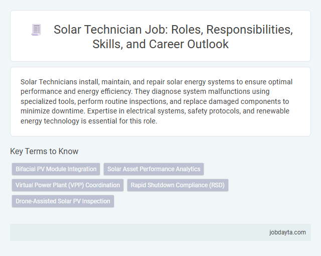 Solar Technician Job: Roles, Responsibilities, Skills, and Career Outlook