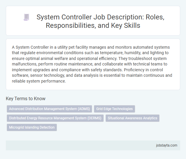 System Controller Job Description: Roles, Responsibilities, and Key Skills