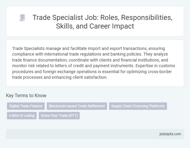 Trade Specialist Job: Roles, Responsibilities, Skills, and Career Impact