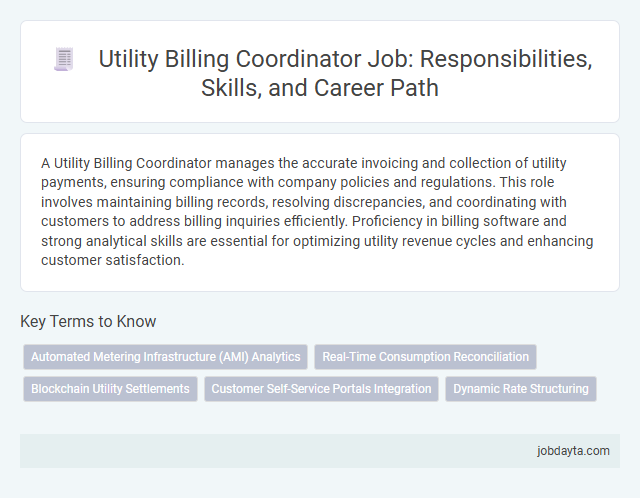 Utility Billing Coordinator Job: Responsibilities, Skills, and Career Path