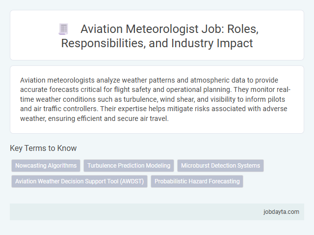 Aviation Meteorologist Job: Roles, Responsibilities, and Industry Impact