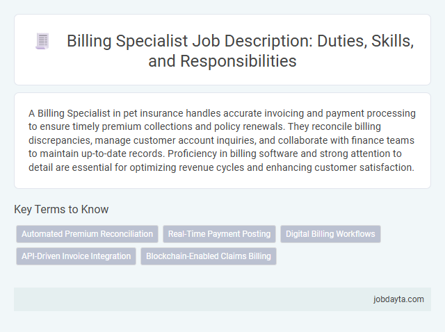 Billing Specialist Job Description: Duties, Skills, and Responsibilities