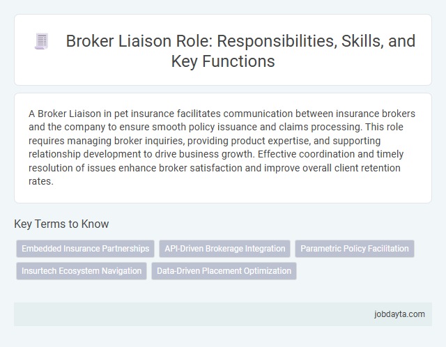 Broker Liaison Role: Responsibilities, Skills, and Key Functions
