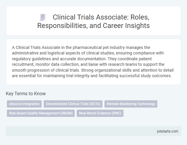Clinical Trials Associate: Roles, Responsibilities, and Career Insights