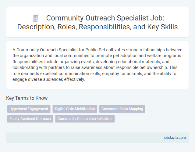 Community Outreach Specialist Job: Description, Roles, Responsibilities, and Key Skills