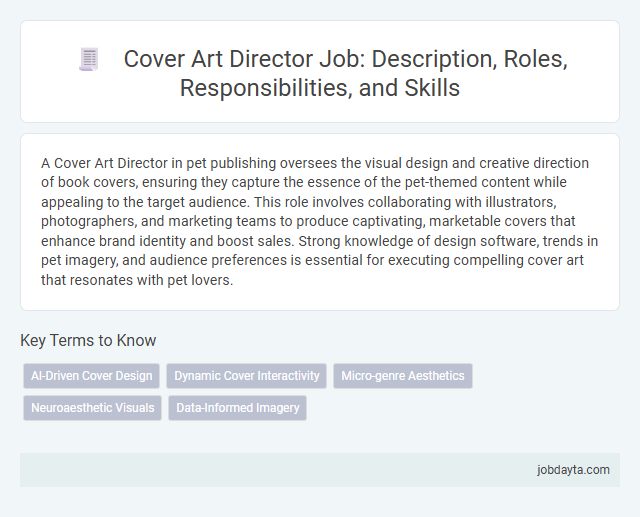 Cover Art Director Job: Description, Roles, Responsibilities, and Skills