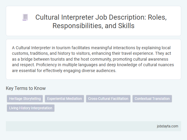 Cultural Interpreter Job Description: Roles, Responsibilities, and Skills