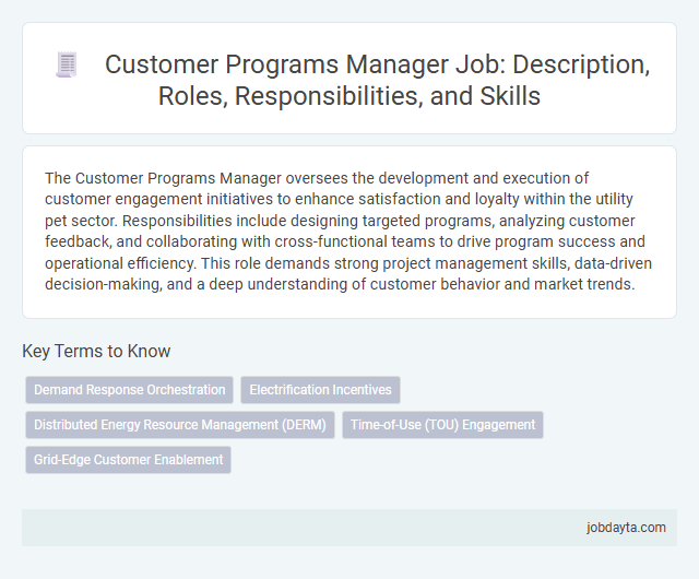 Customer Programs Manager Job: Description, Roles, Responsibilities, and Skills