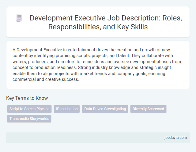 Development Executive Job Description: Roles, Responsibilities, and Key Skills
