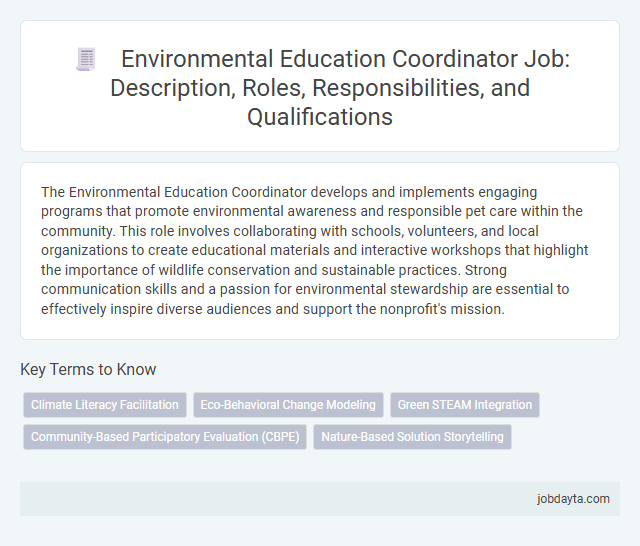 Environmental Education Coordinator Job: Description, Roles, Responsibilities, and Qualifications