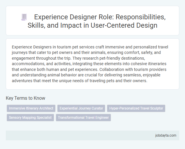 Experience Designer Role: Responsibilities, Skills, and Impact in User-Centered Design