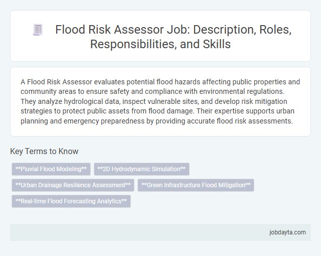 Flood Risk Assessor Job: Description, Roles, Responsibilities, and Skills