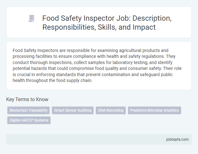 Food Safety Inspector Job: Description, Responsibilities, Skills, and Impact