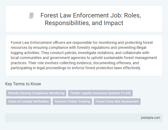 Forest Law Enforcement Job: Roles, Responsibilities, and Impact