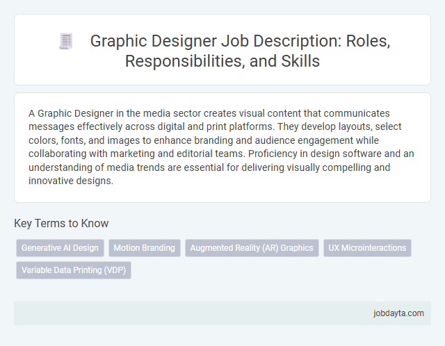Graphic Designer Job Description: Roles, Responsibilities, and Skills
