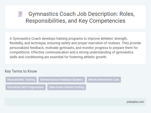 Gymnastics Coach Job Description: Roles, Responsibilities, and Key Competencies