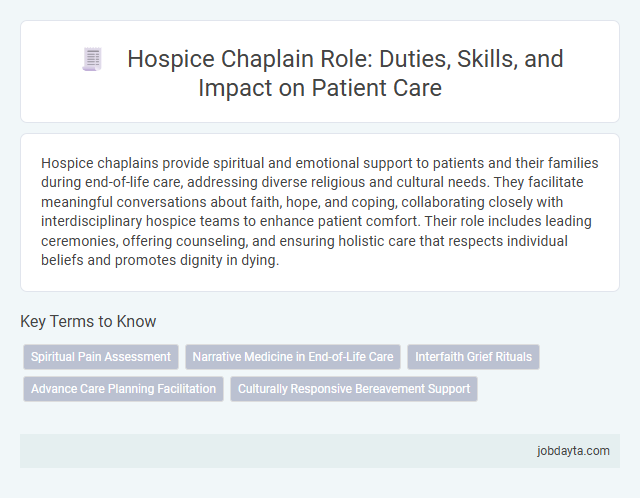 Hospice Chaplain Role: Duties, Skills, and Impact on Patient Care